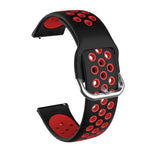 Para Samsung Galaxy Watch Active2 44mm Correia Substituta de Silicone Bicolor