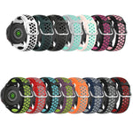 Para Samsung Galaxy Watch Active2 44mm Correia Substituta de Silicone Bicolor