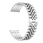 Correia Substituta de Aço com Cinco Contas, 20mm Para Samsung Galaxy Watch 3 41mm, 22mm Para Samsung Galaxy Watch 3 45mm, 20mm Para Amazfit GTR 2 / Amazfit GTR 47mm, 22mm Para Amazfit GTR 42mm, 20mm Para Huawei Watch GT 2 42mm