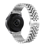 Correia Substituta de Aço com Cinco Contas, 20mm Para Samsung Galaxy Watch 3 41mm, 22mm Para Samsung Galaxy Watch 3 45mm, 20mm Para Amazfit GTR 2 / Amazfit GTR 47mm, 22mm Para Amazfit GTR 42mm, 20mm Para Huawei Watch GT 2 42mm