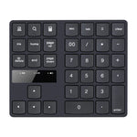 Teclado Digital Ultra-fino 533 com 35 Teclas e Carregamento Sem Fios 2.4G