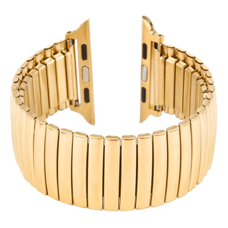 Pulseira Elástica de Alumínio, Para Apple Watch Série 7 41mm / 6 & SE & 5 & 4 40mm / 3 & 2 & 1 38mm, Para Apple Watch Série 8&7 41mm / SE 2&6&SE&5&4 40mm / 3&2&1 38mm, Para Apple Watch Ultra 49mm / Série 8&7 45mm / SE 2&6&SE&5&4 44mm / 3&2&1 42mm