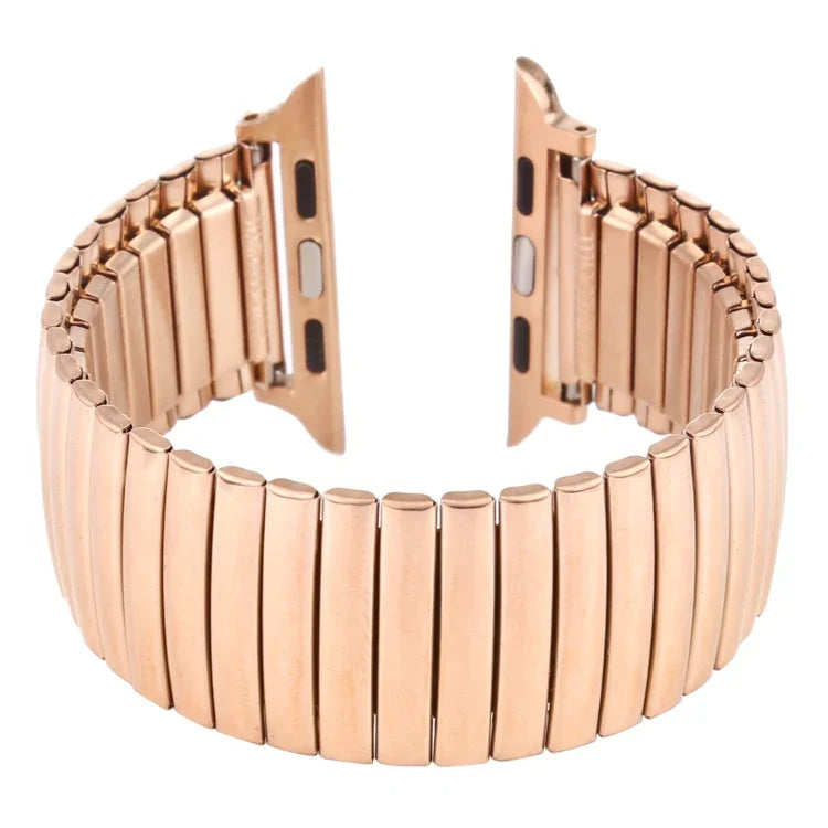 Pulseira Elástica de Alumínio, Para Apple Watch Série 7 41mm / 6 & SE & 5 & 4 40mm / 3 & 2 & 1 38mm, Para Apple Watch Série 8&7 41mm / SE 2&6&SE&5&4 40mm / 3&2&1 38mm, Para Apple Watch Ultra 49mm / Série 8&7 45mm / SE 2&6&SE&5&4 44mm / 3&2&1 42mm