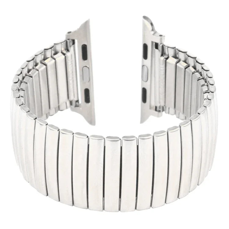 Pulseira Elástica de Alumínio, Para Apple Watch Série 7 41mm / 6 & SE & 5 & 4 40mm / 3 & 2 & 1 38mm, Para Apple Watch Série 8&7 41mm / SE 2&6&SE&5&4 40mm / 3&2&1 38mm, Para Apple Watch Ultra 49mm / Série 8&7 45mm / SE 2&6&SE&5&4 44mm / 3&2&1 42mm
