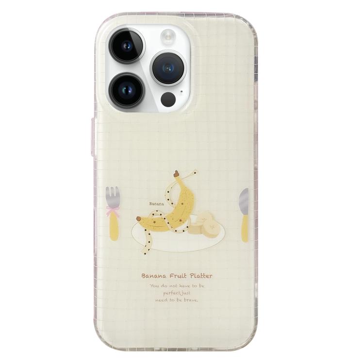 Double Layer Frosted Pattern TPU Phone Case, For iPhone 14 Pro Max, For iPhone 13