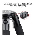 BEXIN ST424C Tripé Grande Fotográfico em Fibra de Carbono Resistente para Filmadora, Tubo Máximo: 40mm, ST424C