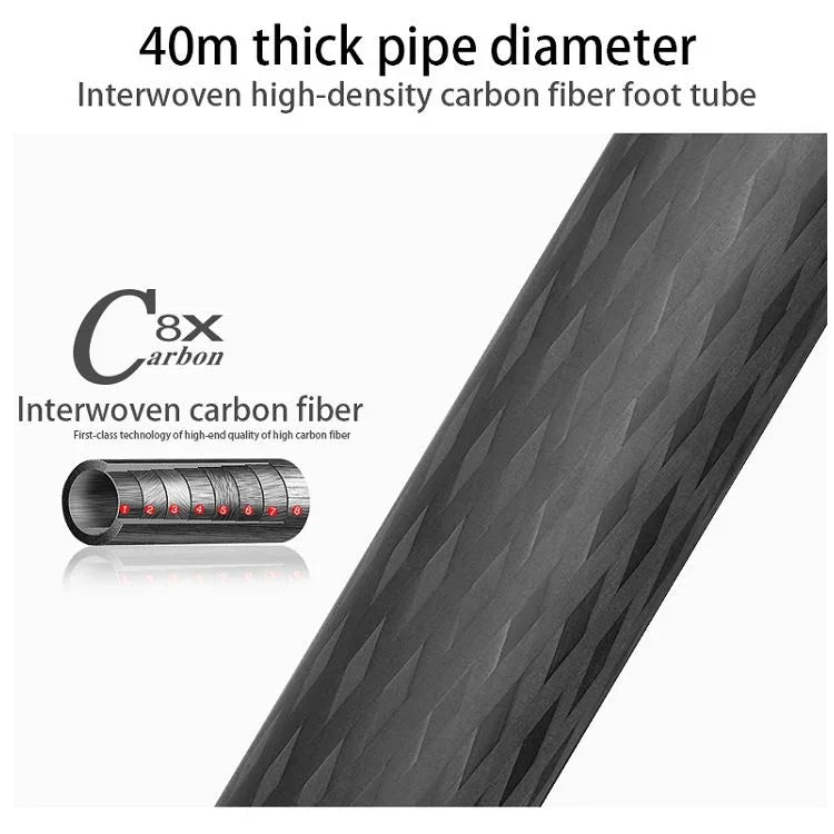 BEXIN ST424C Tripé Grande Fotográfico em Fibra de Carbono Resistente para Filmadora, Tubo Máximo: 40mm, ST424C