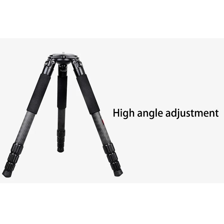 BEXIN ST424C Tripé Grande Fotográfico em Fibra de Carbono Resistente para Filmadora, Tubo Máximo: 40mm, ST424C
