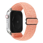 Correia de relógio em nylon de cor sólida para Apple Watch Series 6 & SE & 5 & 4 40mm / 3 & 2 & 1 38mm, para Apple Watch Series 7 41mm / 6 & SE & 5 & 4 40mm / 3 & 2 & 1 38mm