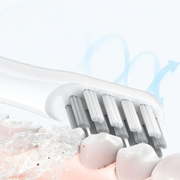 2 PCS / Conjunto Original Xiaomi Youpin SO WHITE Cabeça de Substituição para Escova de Dentes Elétrica de Onda Acústica à Prova de Água para HC0196, Cabeça de Substituição para Escova de Dentes