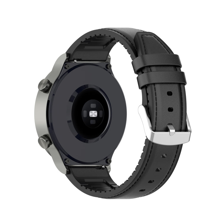 22mm Silicone Leather Replacement Strap Watchband for Huawei Watch GT 2 Pro, For Huawei Watch GT 2 Pro