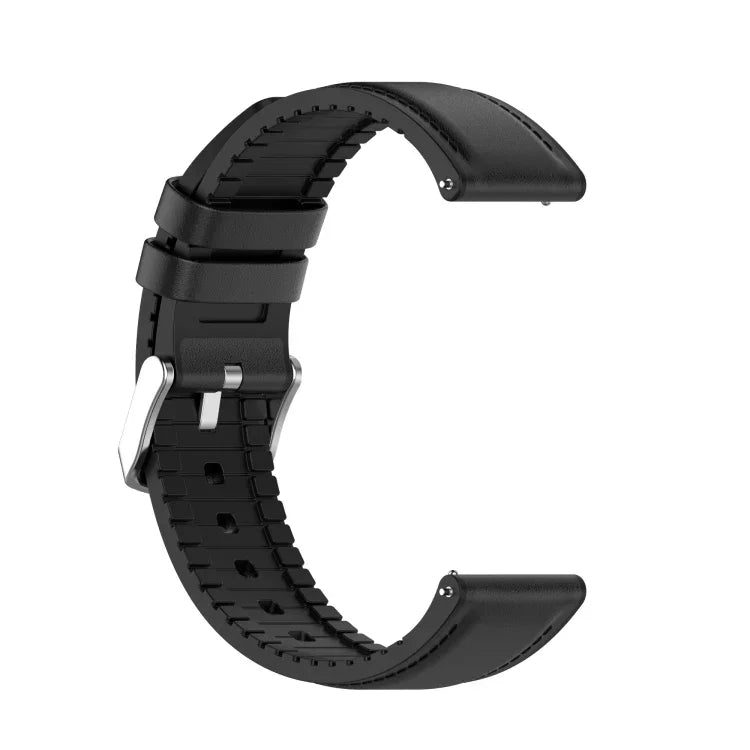 Correia de Substituição em Silicone e Pele 20mm para Samsung Galaxy Watch 3 41mm, Para Samsung Galaxy Watch 3 41mm