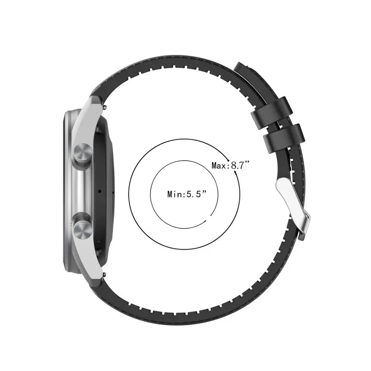 Correia de Substituição em Silicone e Pele 20mm para Samsung Galaxy Watch 3 41mm, Para Samsung Galaxy Watch 3 41mm