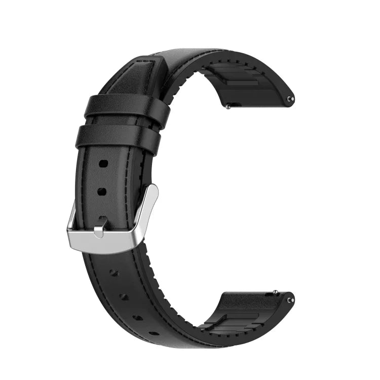 22mm Silicone Leather Replacement Strap Watchband for Samsung Galaxy Watch 3 45mm, For Samsung Galaxy Watch 3 45mm
