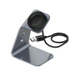 Suporte Universal Magnético para Carregador em Liga de Alumínio com Proteção de Chip para Samsung R500 / Galaxy Watch 3, Suporta Carregamento Rápido, Para Samsung R500
