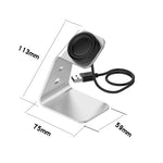 Suporte Universal Magnético para Carregador em Liga de Alumínio com Proteção de Chip para Samsung R800 / Galaxy Watch, Suporta Carregamento Rápido, Para Samsung R800