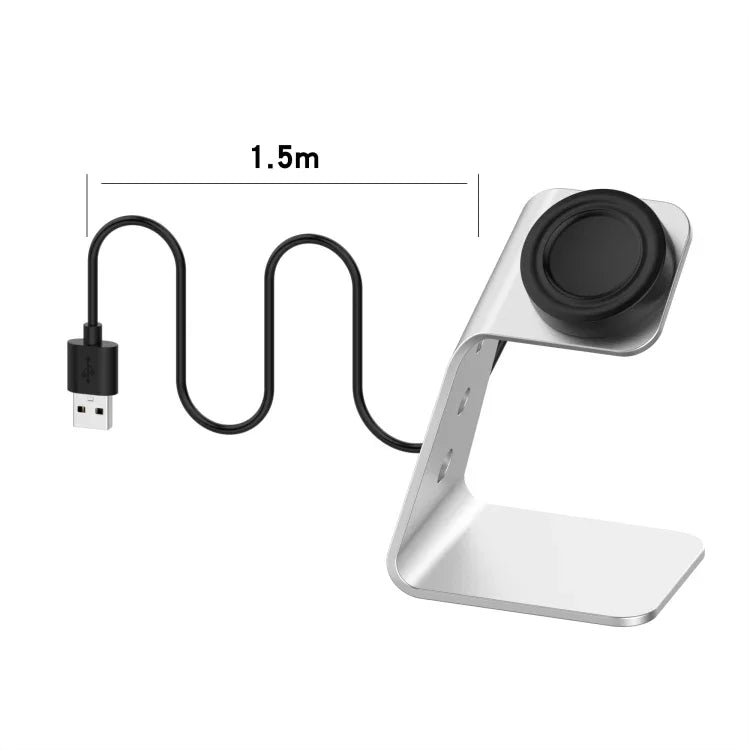 Suporte Universal Magnético para Carregador em Liga de Alumínio com Proteção de Chip para Samsung R800 / Galaxy Watch, Suporta Carregamento Rápido, Para Samsung R800