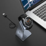 Suporte Universal Magnético para Carregador em Liga de Alumínio com Proteção de Chip para Samsung R800 / Galaxy Watch, Suporta Carregamento Rápido, Para Samsung R800