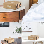 Relógio de Madeira Multifuncional com Ecrã Tátil Coluna Bluetooth com Carregamento Sem Fios, Suporta Cartão TF & Disco U & AUX 3,5mm, Q5A
