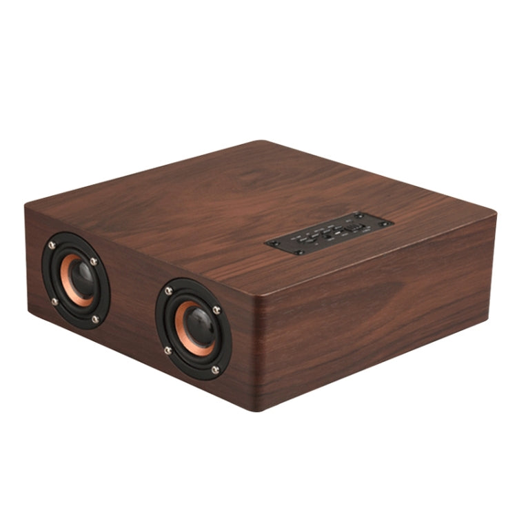 Coluna Bluetooth de Madeira Q5, Suporta Cartão TF & AUX 3,5mm, Q5