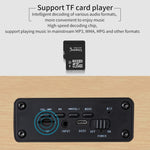 Coluna Bluetooth de Madeira com Relógio e Subwoofer W8C, Suporta Cartão TF & Disco U & AUX 3,5mm