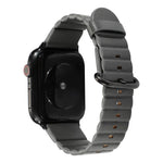 Pulseira de Substituição Loop Stripes com Fivela de Ferro, Para Apple Watch Series 7 41mm / & 6 & SE & 5 & 4 40mm, Para Apple Watch Series 7 45mm / & 6 & SE & 5 & 4 44mm