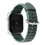 Pulseira de Substituição Loop Stripes com Fivela de Ferro, Para Apple Watch Series 7 41mm / & 6 & SE & 5 & 4 40mm, Para Apple Watch Series 7 45mm / & 6 & SE & 5 & 4 44mm