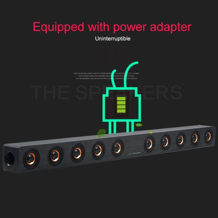 Coluna Bluetooth 4.2 de Madeira com Subwoofer D90 com Comando à Distância, Suporta Cartão TF & AUX 3,5mm Coaxial & Fibra Óptica & Disco U, Subwoofer D90+