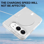 Scratchproof PC Transparent MagSafe Phone Case, For iPhone Duo