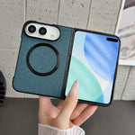 CD Magsafe Magnetic Cloth Texture Phone Case, For iPhone Duo