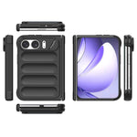 Magic Shield Camera Lens Holder Foldable PC Shockproof Phone Case, For iPhone Duo