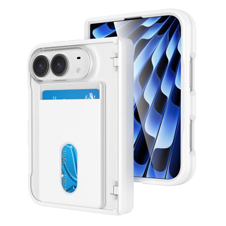 Magnetic Hinge Shockproof Phone Case with Card Slort, For iPhone Duo