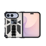Shockproof TPU + PC Phone Case with Holder, For iPhone Duo