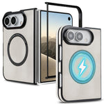 Folding Magnetic PU Phone Case, For iPhone Duo