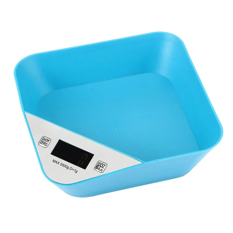 Balança Electrónica de Cozinha LED em Forma de Tigela 5000g x 1g, 5000g x 1g