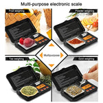 Balança Eletrónica Portátil de Alta Precisão para Joias 200g/0.01g Mini Balança Eletrónica de Precisão para Quilates, 200g/0.01g