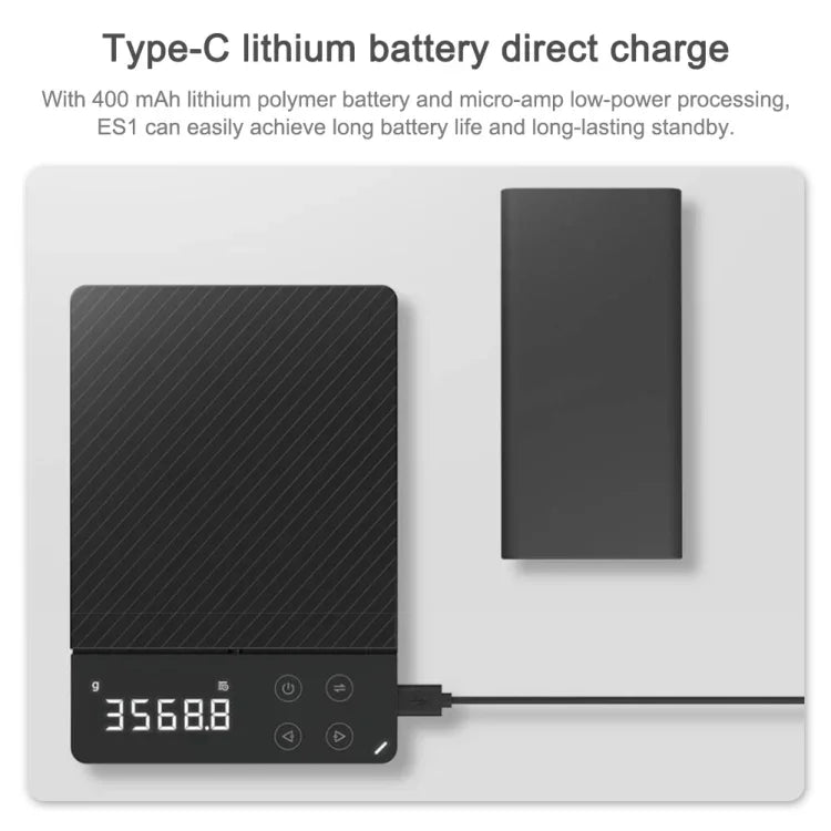 Balança Eletrónica Digital LCD de Alta Precisão para Cozinha Original Xiaomi Youpin DUKA ES1 3KG