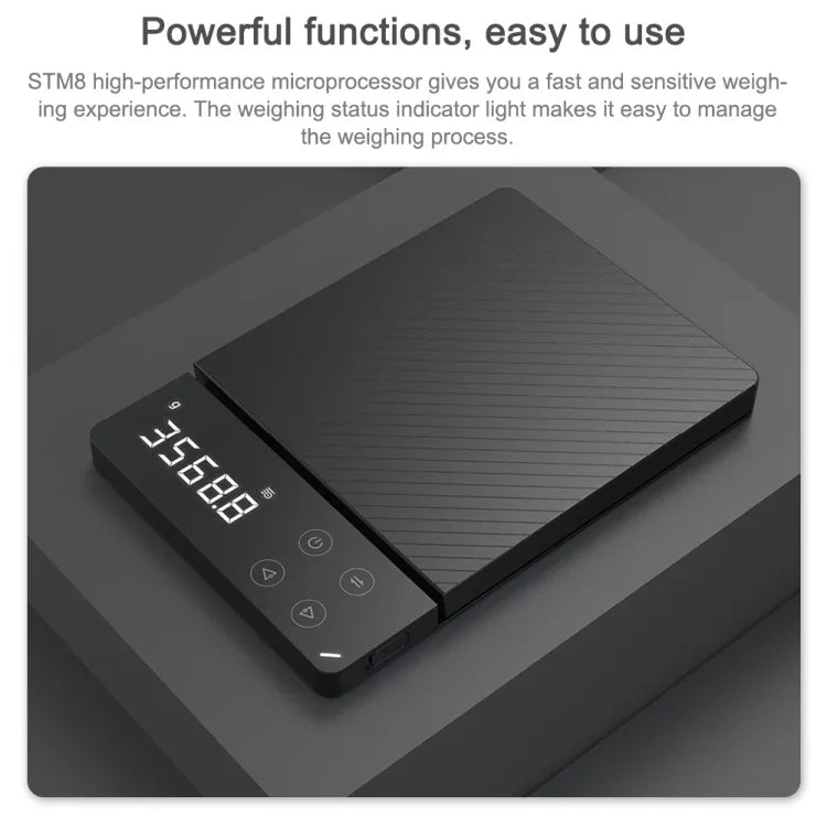 Balança Eletrónica Digital LCD de Alta Precisão para Cozinha Original Xiaomi Youpin DUKA ES1 3KG