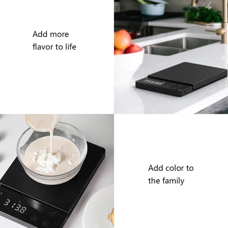 Balança Eletrónica Digital LCD de Alta Precisão para Cozinha Original Xiaomi Youpin DUKA ES1 3KG