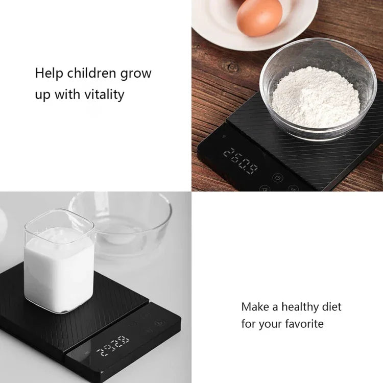 Balança Eletrónica Digital LCD de Alta Precisão para Cozinha Original Xiaomi Youpin DUKA ES1 3KG