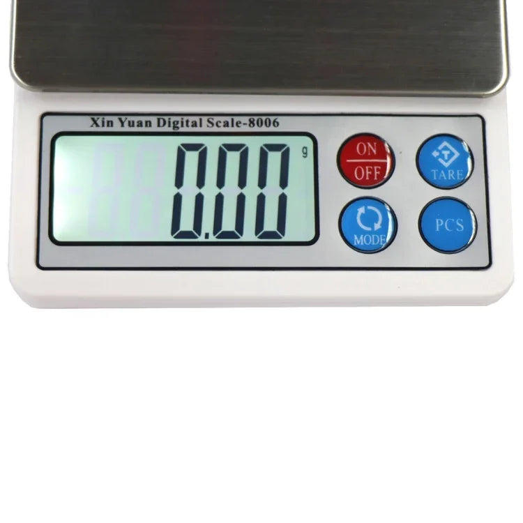 Balança Profissional Portátil Digital para Joias de Ouro XY-8006 600g x 0.01g com Ecrã LCD de 2.2 polegadas, XY-8006 600g x 0.01g