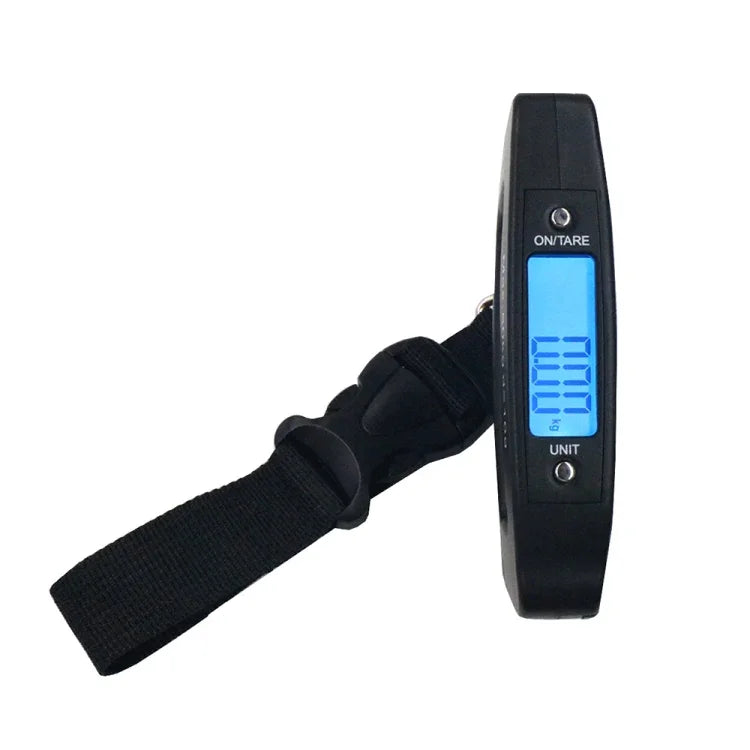 Balança Digital Eletrónica Portátil de Cinto para Bagagem A09 50kg x 10g com Ecrã LCD de 1.7 polegadas, Balança de Cinto