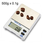 M-18 Dispositivo de Balança Digital Eletrónica de Alta Precisão para Joalharia 500g x 0,1g com Ecrã LCD de 1,5 polegadas, 500g/0,1g