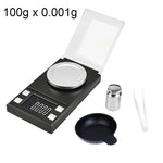 MH-8028 Dispositivo de Balança Digital Eletrónica Portátil de Alta Precisão para Joalharia, Diamantes e Gemas 100g x 0,001g com Ecrã LCD de 1,6 polegadas, 100g/0,001g