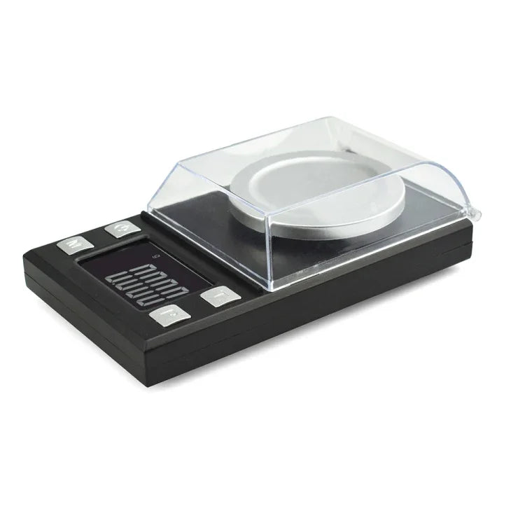 MH-8028 Dispositivo de Balança Digital Eletrónica Portátil de Alta Precisão para Joalharia, Diamantes e Gemas 100g x 0,001g com Ecrã LCD de 1,6 polegadas, 100g/0,001g