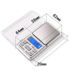 MH-100 Dispositivo de Balança Digital Eletrónica Portátil Mini de Alta Precisão para Telefone Móvel 500g x 0,1g com Ecrã LCD de 1,6 polegadas, 500g/0,1g