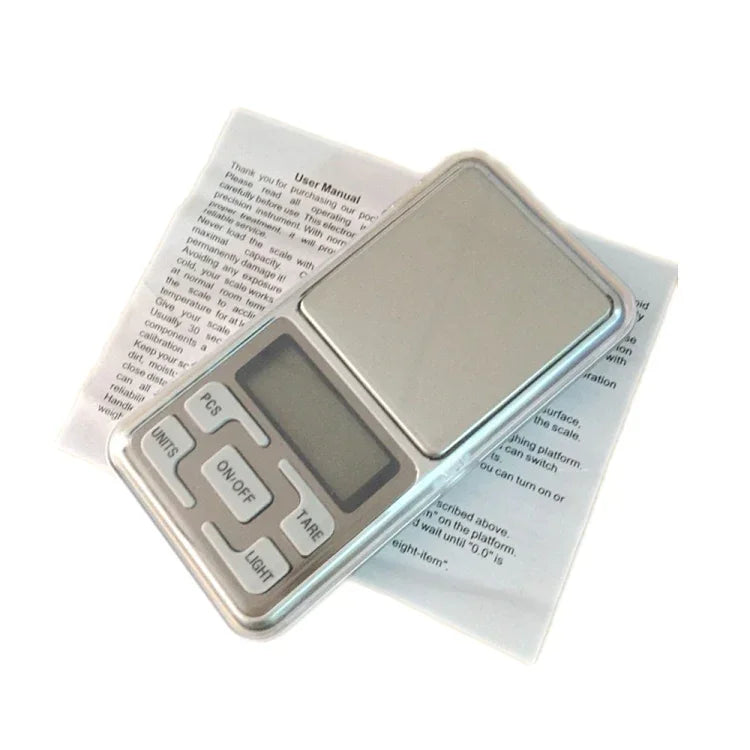 MH-100 Dispositivo de Balança Digital Eletrónica Portátil Mini de Alta Precisão para Telefone Móvel 500g x 0,1g com Ecrã LCD de 1,6 polegadas, 500g/0,1g