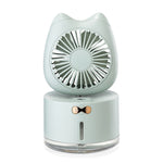Humidificador de Spray Recarregável em Forma de Gato para Secretária Doméstica BD-MM1