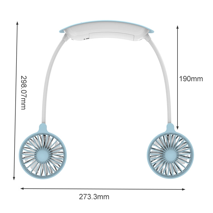Ventoinha Mini Portátil de Pescoço Suspenso para Exterior F6 com Carregamento USB