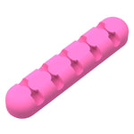 Organizador de Cabos de Secretária ORICO CBS5 em Silicone, Fixador Enrolador, Tamanho: 9,6*2*1,2 cm